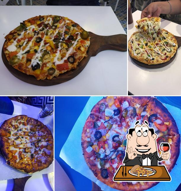 Get pizza at Cafe Bae