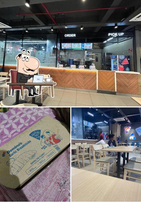 The interior of Domino's Pizza Taroda Bk., Nanded