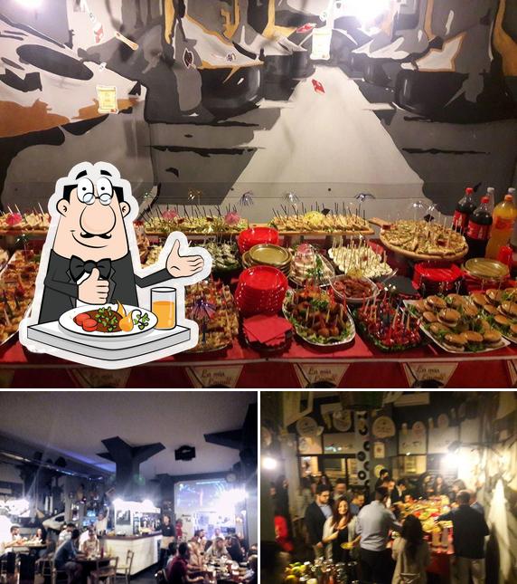 Questa è la foto che presenta la cibo e bancone da bar di Hops Music Pub