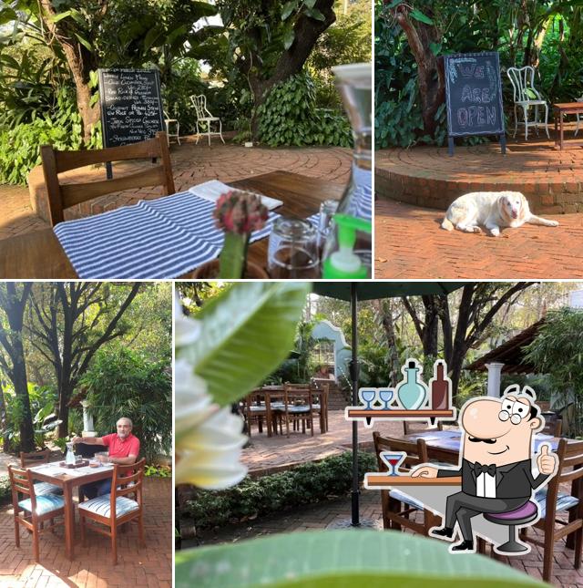 The interior of Whispering cafe and Store