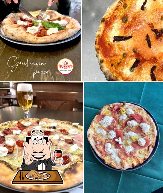 A Queens Gioia Pizzeria, puoi provare una bella pizza