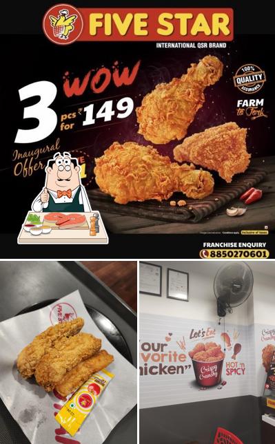 Fish and chips at 5 star chicken