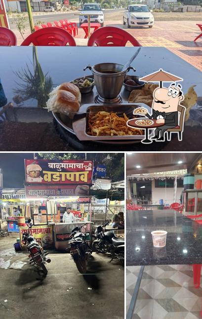 Among various things one can find exterior and food at Balumamacha Vada Pav