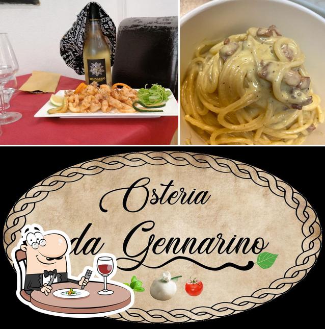 Cibo al Osteria Da Gennarino