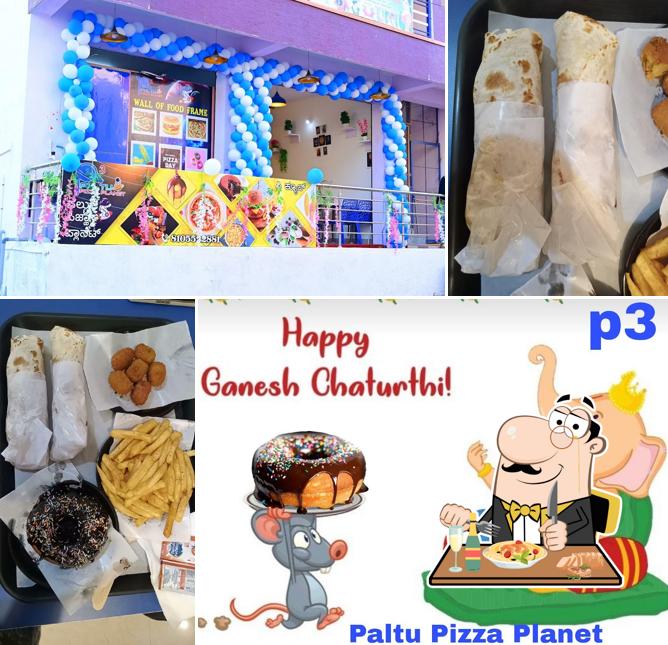 Meals at Paltu pizza planet