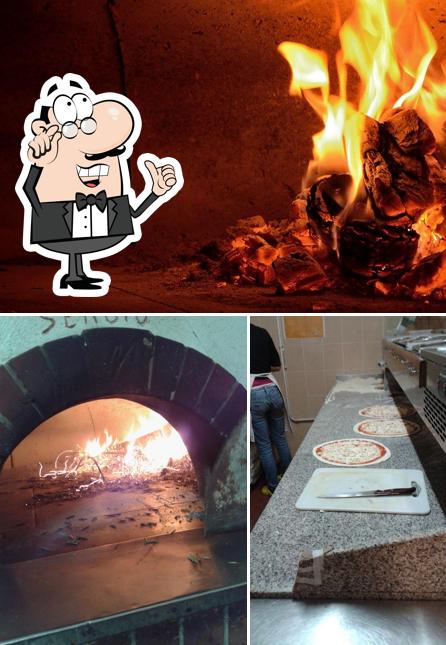 Gli interni di Pizzeria da Sergio