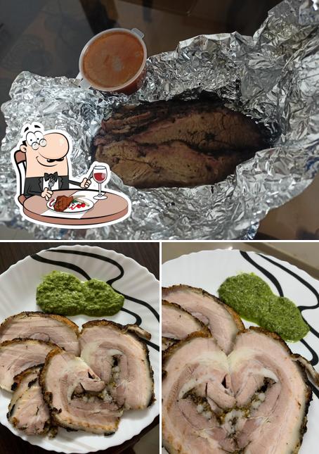 Prime rib at Rebbi’s House Of Barbecue