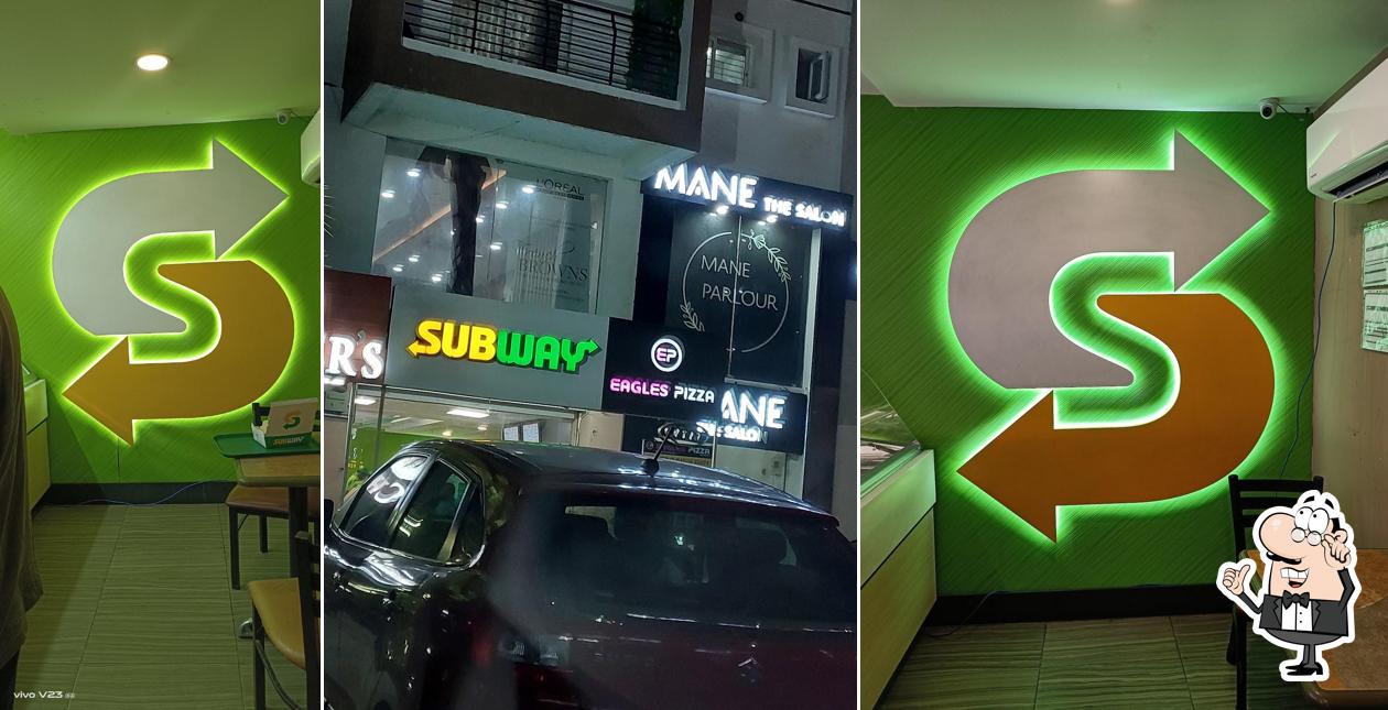 The interior of Subway Serilingampally