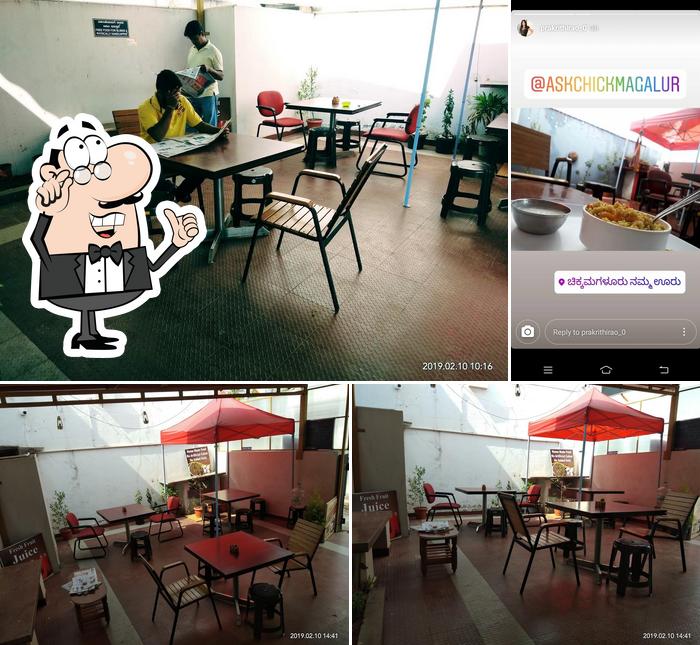 The interior of Vasuki Veg Delicacy