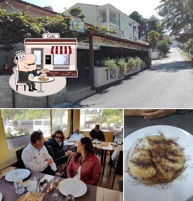 Goditi la vista dall'area esterna di Restoran "Tri Bačve"