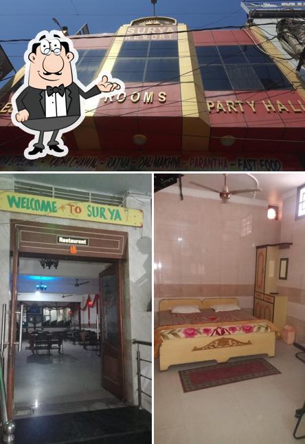 Surya Restaurant is distinguished by interior and exterior