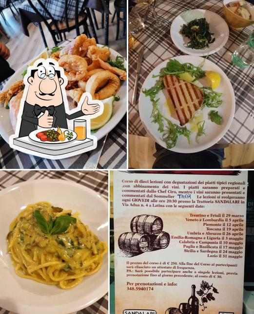Platti al Trattoria Sandalari