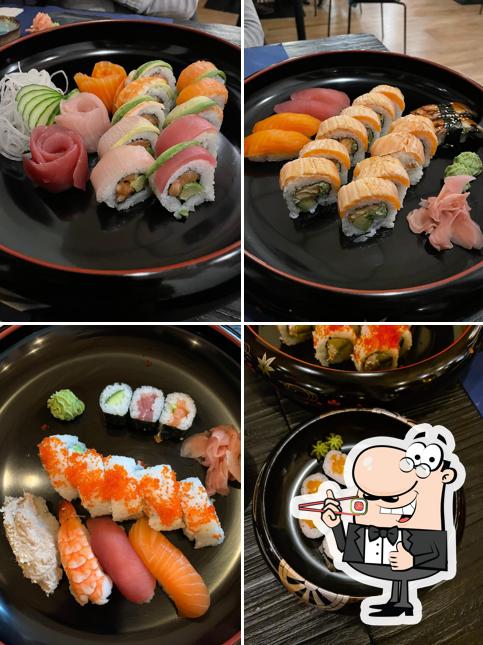 Scegli le diverse opzioni di sushi