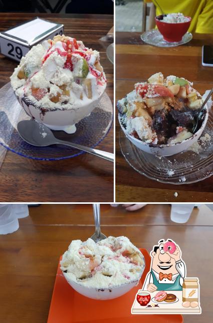 Caroço & Cia serve uma variedade de pratos doces