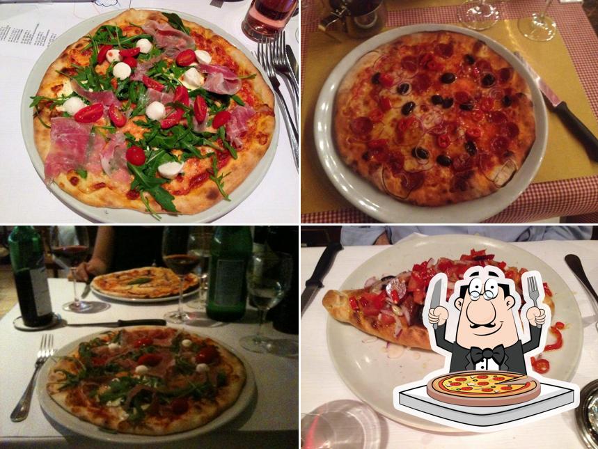 A Santa Lucia Limmatplatz, puoi ordinare una bella pizza