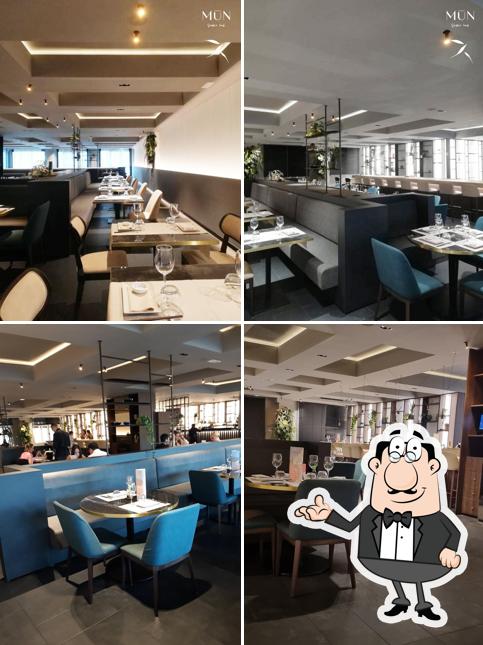 Dai un'occhiata agli interni di MŪN sushi lab
