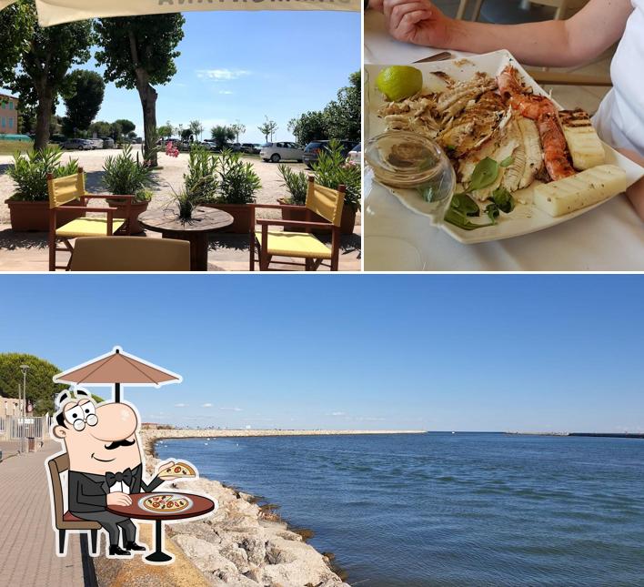 Gli esterni di Trattoria al Faro