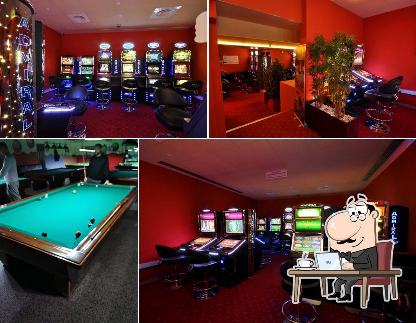 Gli interni di Sala Admiral SLOT & VLT