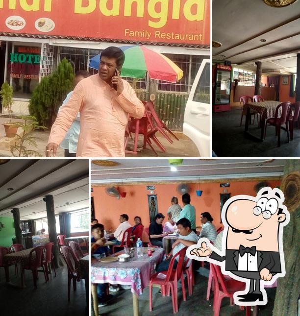 The interior of HOTEL SONAR BANGLA