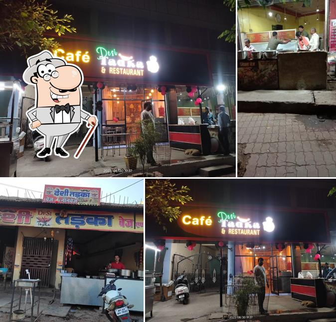 The exterior of Hotel Desi Tadka