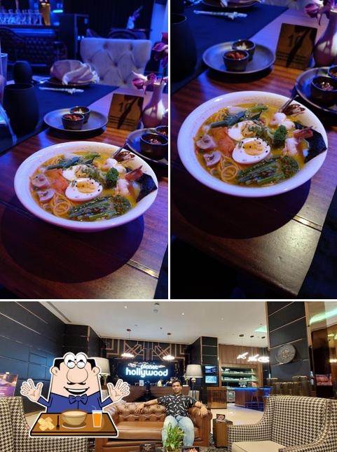 The picture of food and interior at Mad max Asian lounge