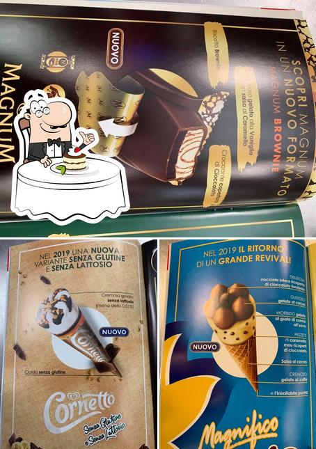Bar Ai Portici serve un'ampia gamma di dessert