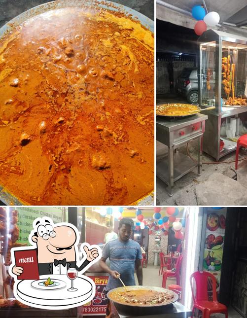 This is the photo depicting food and exterior at Bismillah Dhaba
