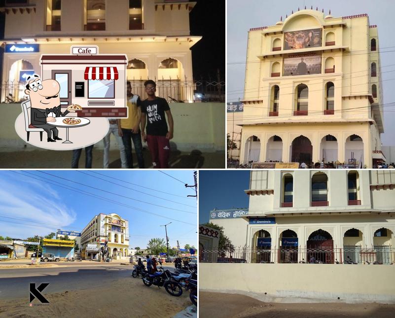 Check out how Domino's Pizza Anand Nagar, Sikar looks outside