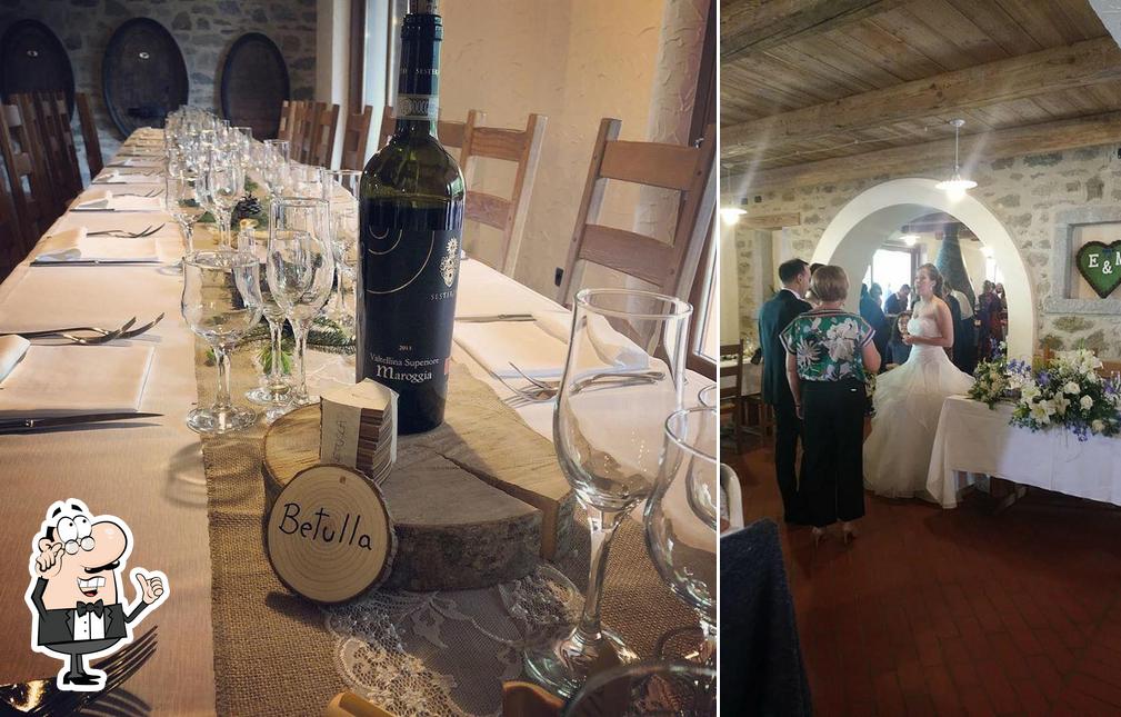 Gli interni di Sesterzio Cantina & Agriturismo