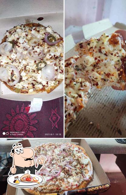 Pick pizza at V Bakers