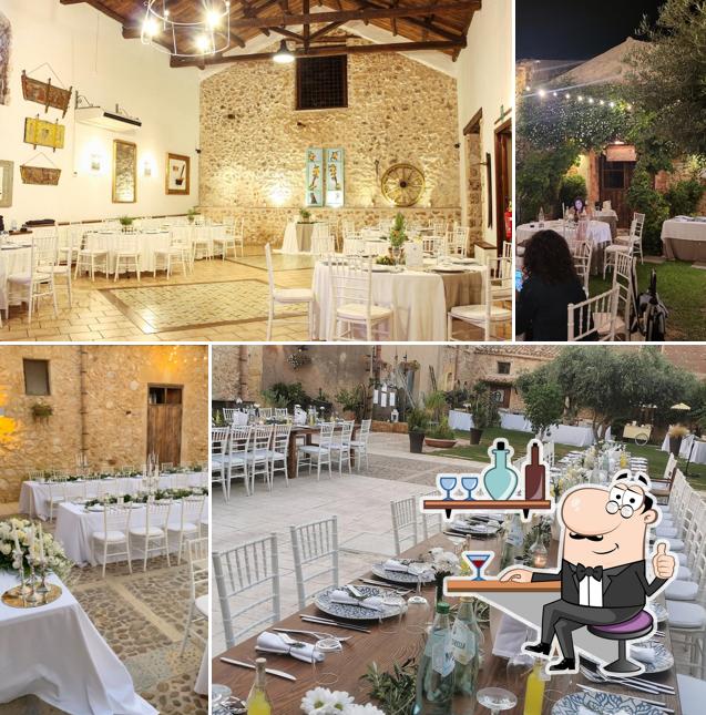 Gli interni di Baglio Aversa