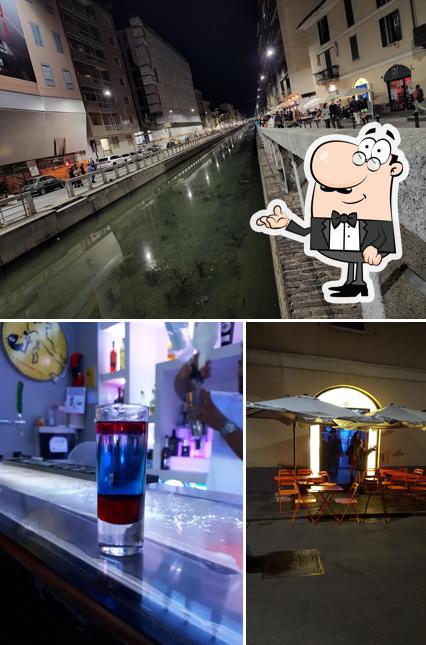 Guarda la immagine che raffigura la interni e esterno di Sphera Locura - Milano Navigli