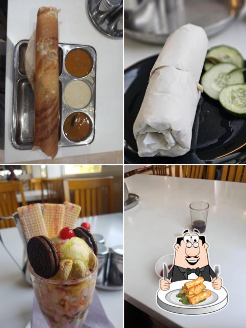 Spring rolls at ALMAS Canteen