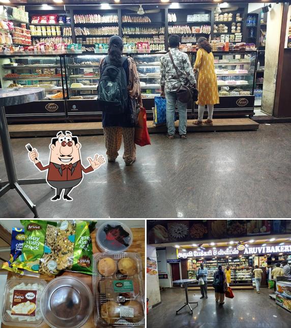 Check out the picture displaying food and interior at ARUVI BAKERY AND SWEETS