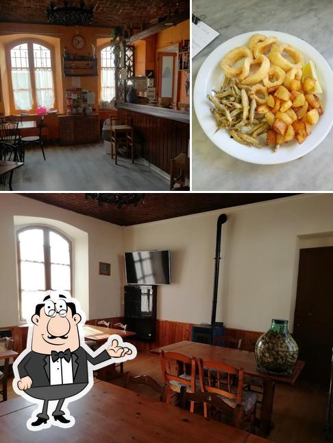 La foto della interni e cibo di Circolo Arci San Benedetto