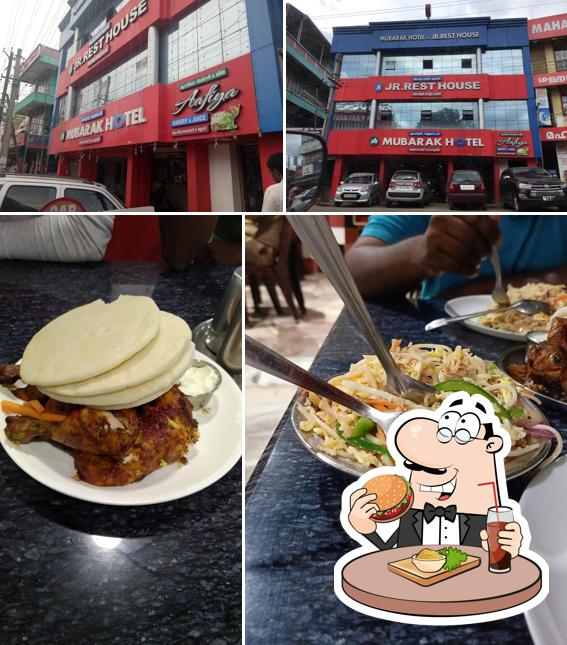Try out a burger at Mubarak Hotel