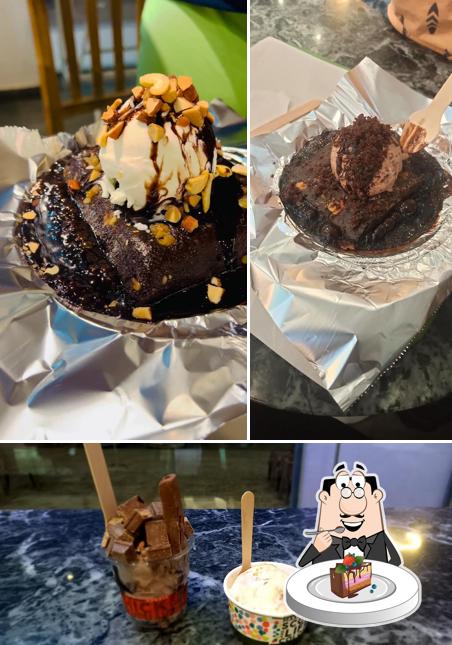 Chocolate cake at Rangoli Ice Cream New Ranip Ahmedabad