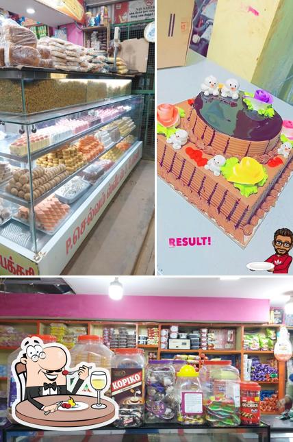 Food at Selvam sweets and bakery