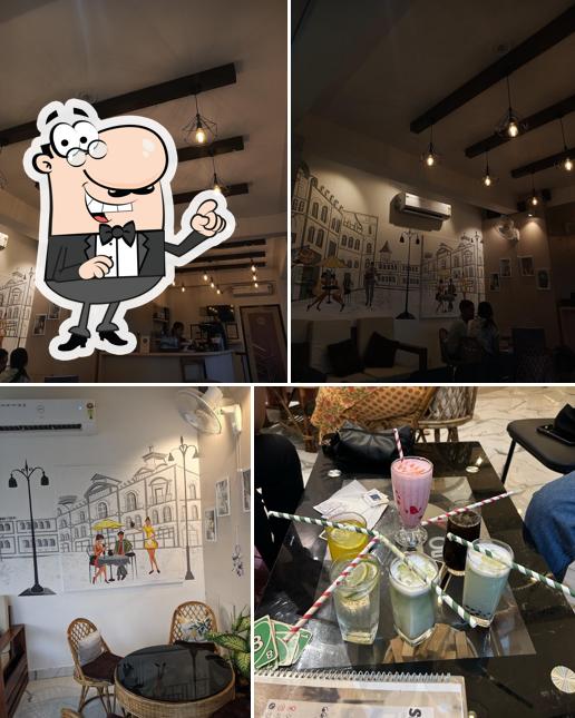 The interior of Sippin' Stories
