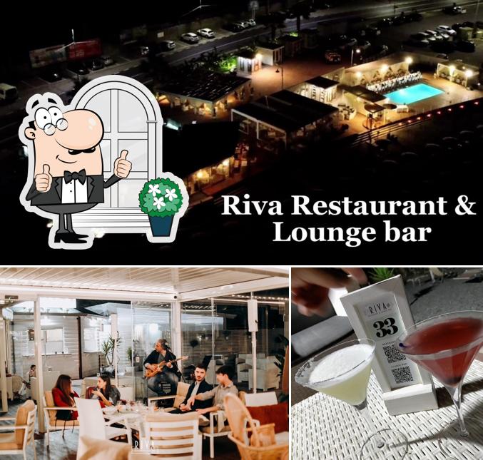 Puoi goderti l'aria fresca dal dehors di Riva Restaurant & Lounge Bar