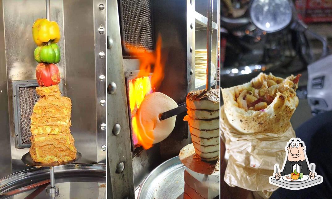 Food at Bhandari Paneer Shawarma