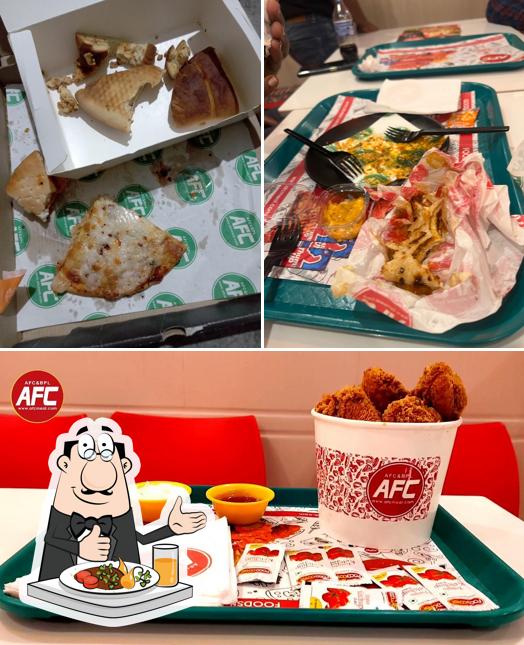 Food at AFC Restaurant