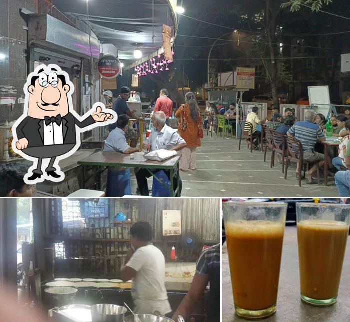 Among different things one can find interior and alcohol at Ayyappan Idli