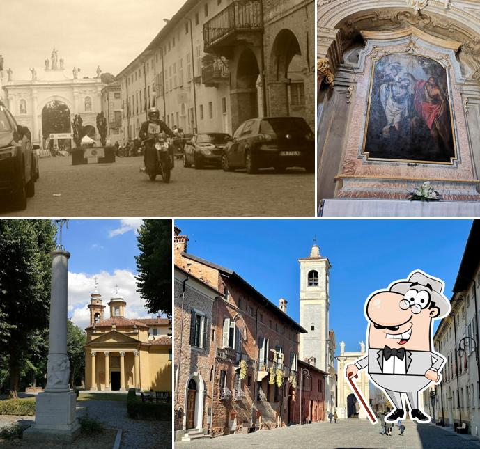 Goditi la vista dall'area esterna di Caffè Mentone