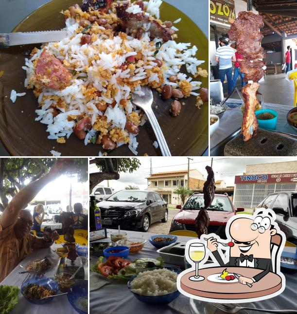 Comida em Churrascaria e Pizzaria do Bozó