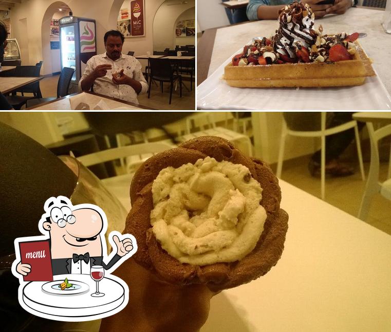 Milano Ice Cream is distinguished by food and interior