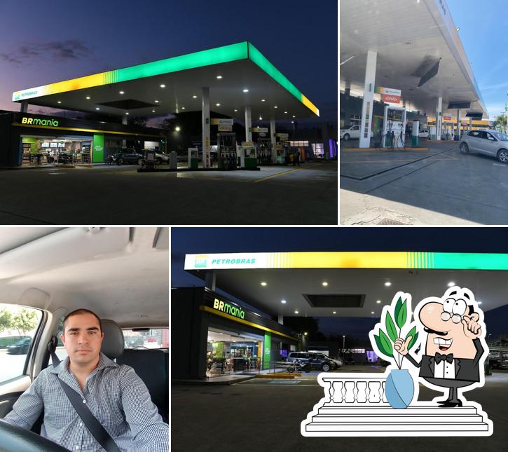 O exterior do Posto Petrobras