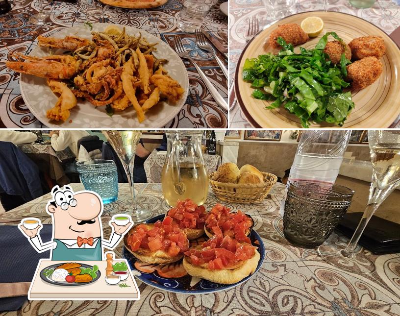 Calamari fritti al All'Antica Osteria