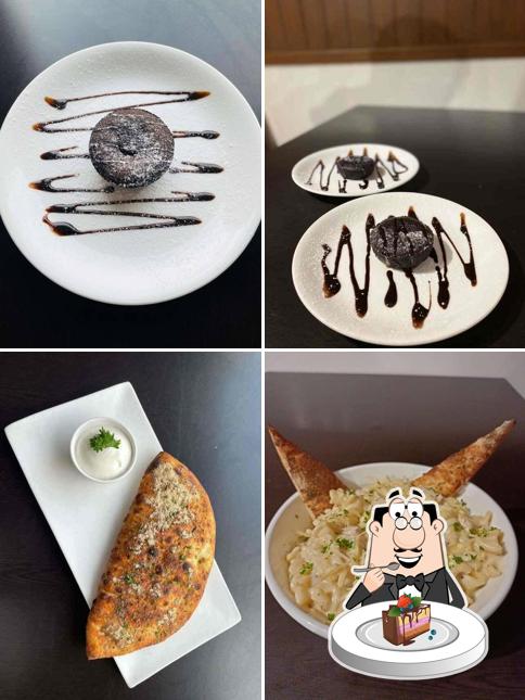 Chocolate cake at Broccoli Pizza & Pasta