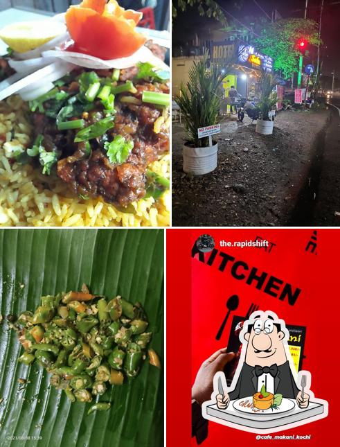 Meals at Cafe Makani, The House of BBQ and Biriyani